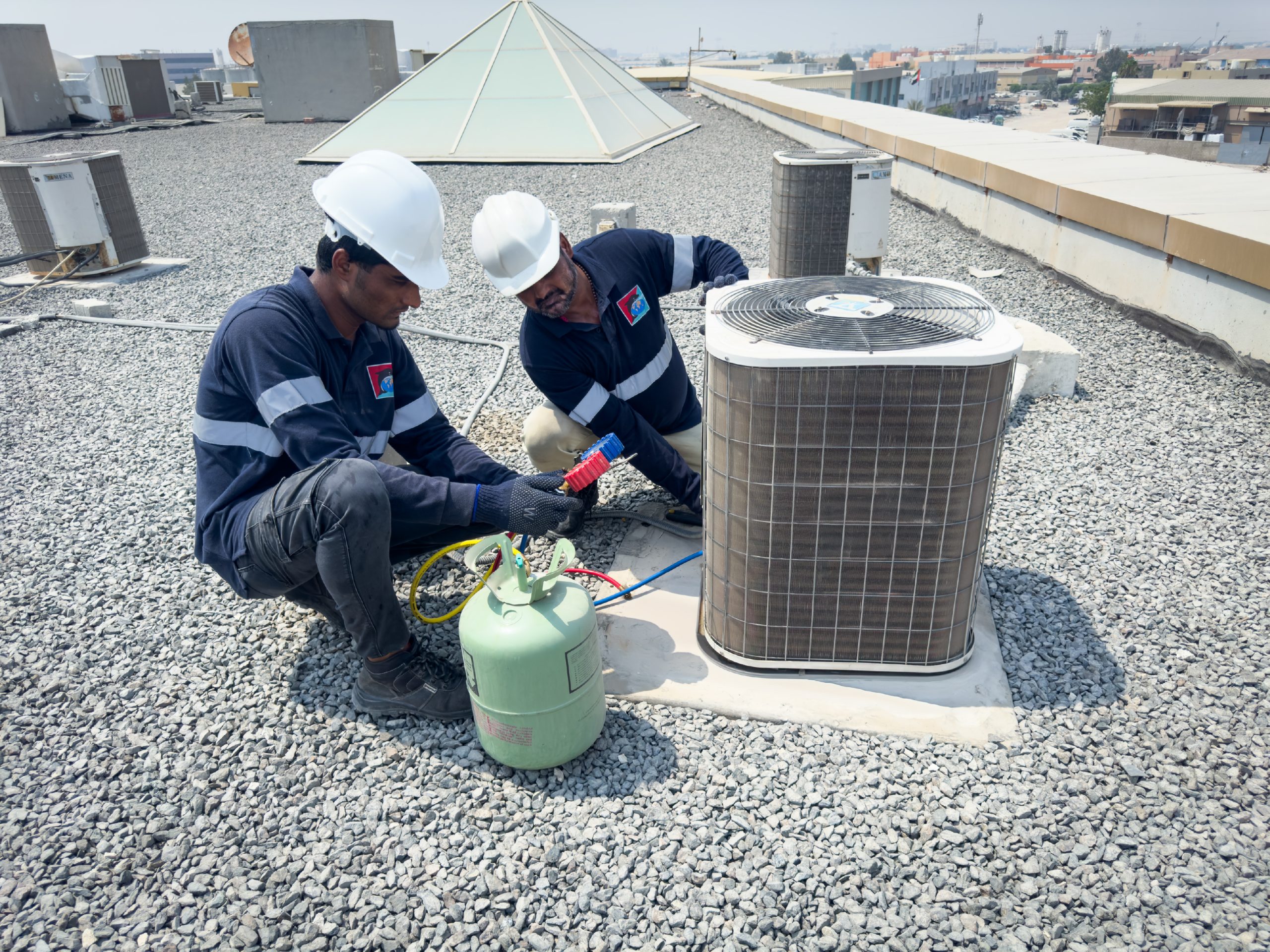 HVAC inspection services checking airflow and safety