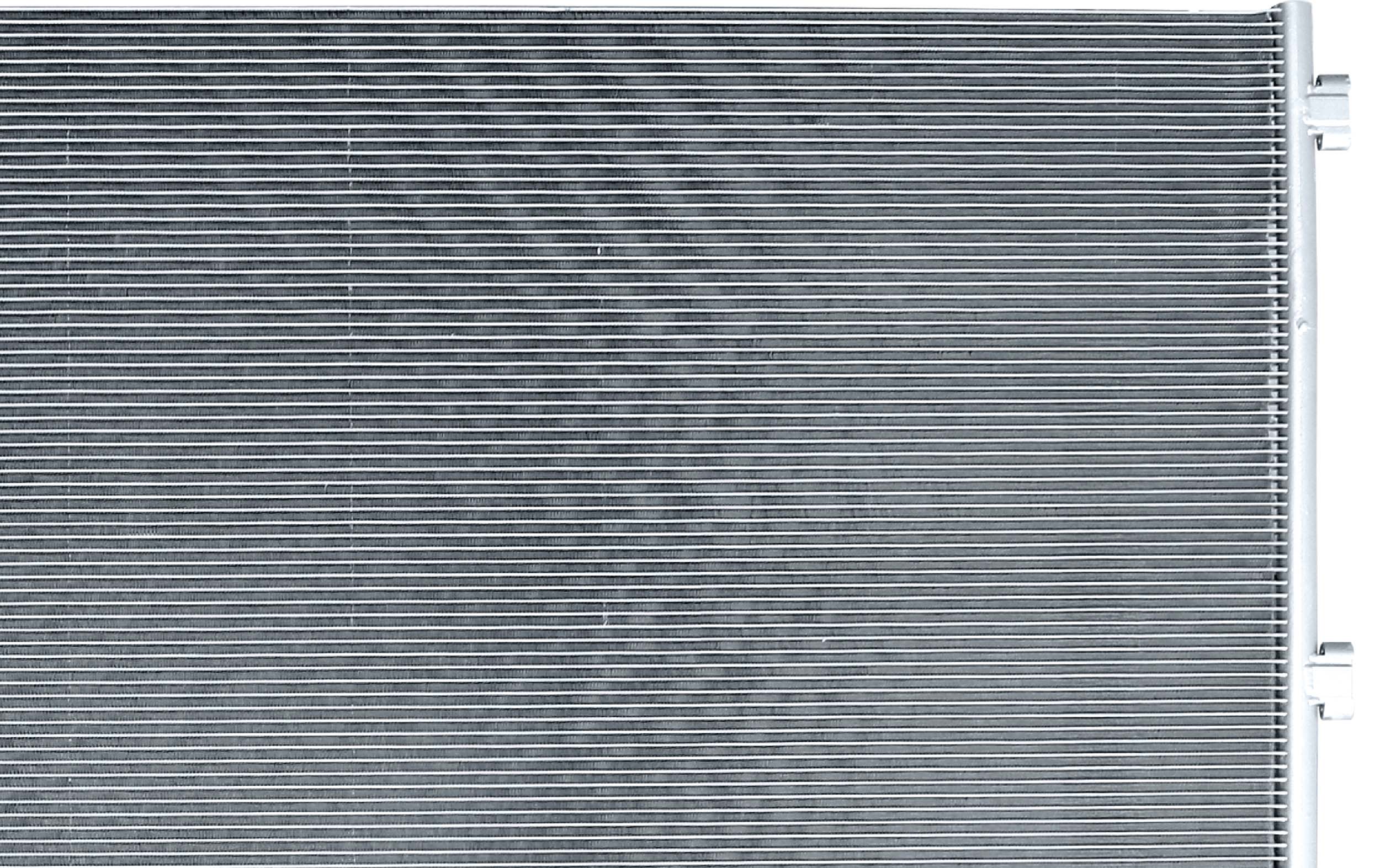 Microchannel coil with aluminium tubes and fins