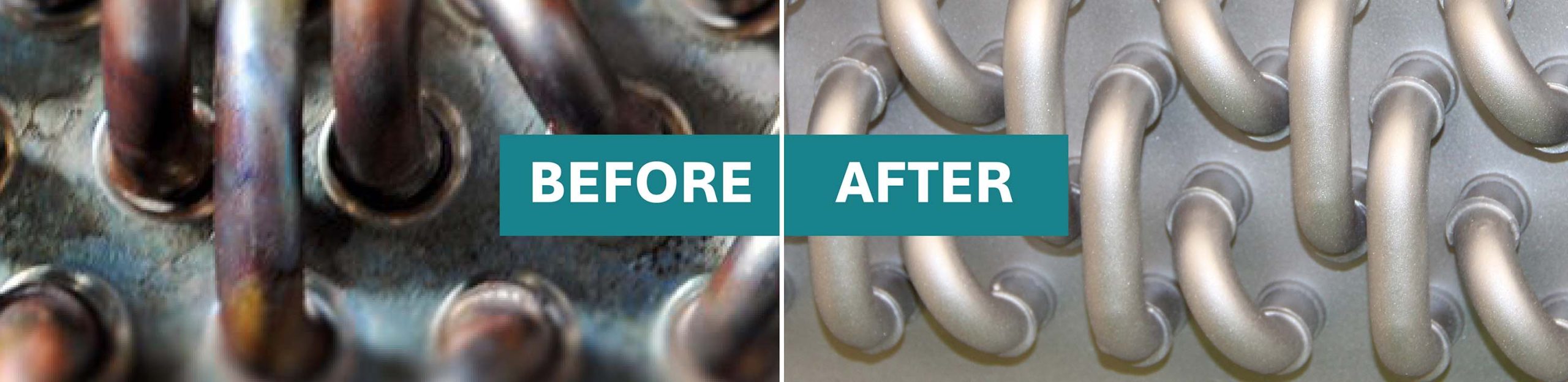 Protective coating on HVAC coil surface vs uncoated coil surface