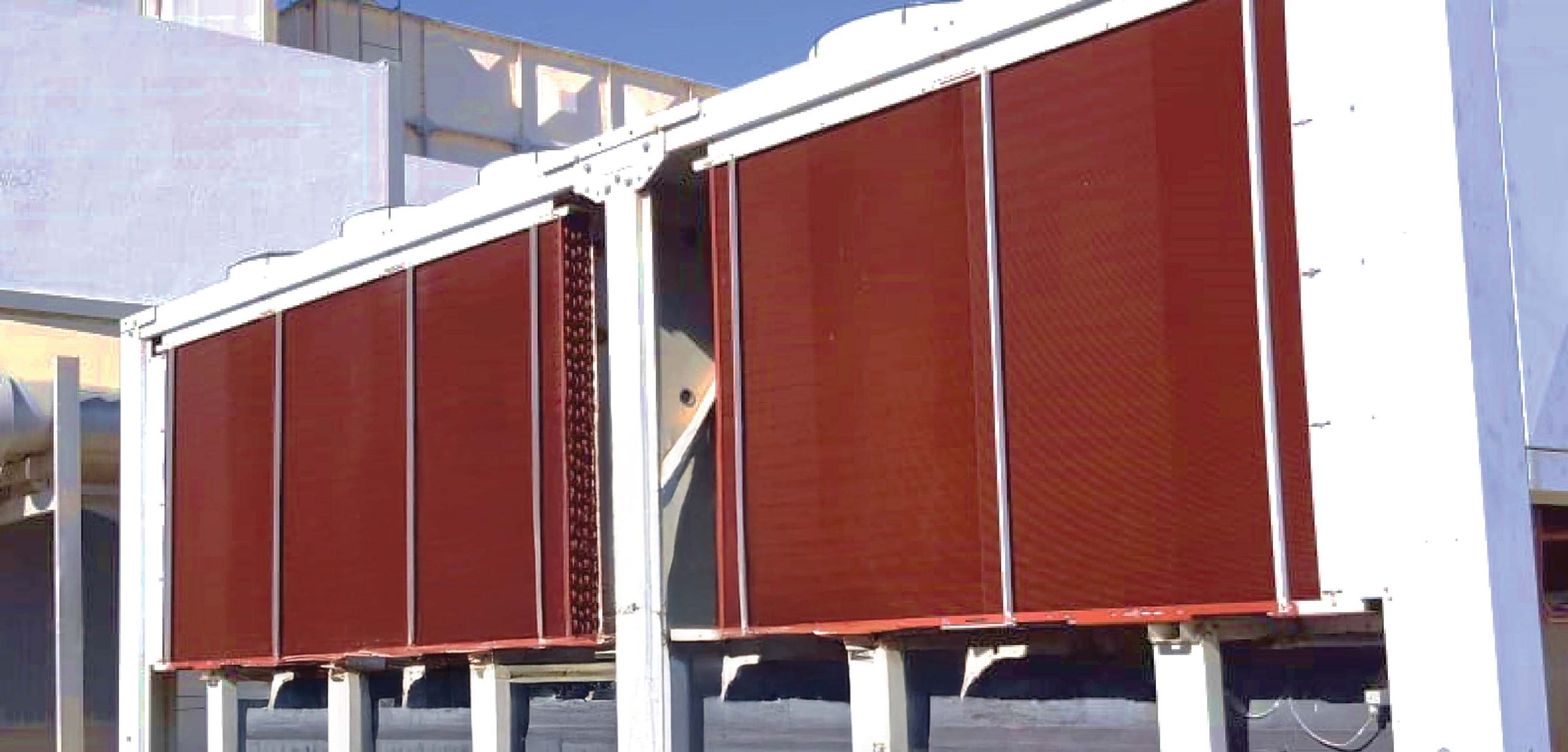 HVAC unit with protective coil coating
